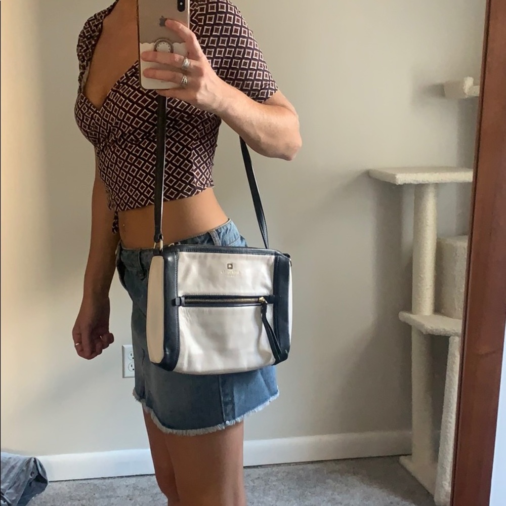 Navy Kate spade messenger bag